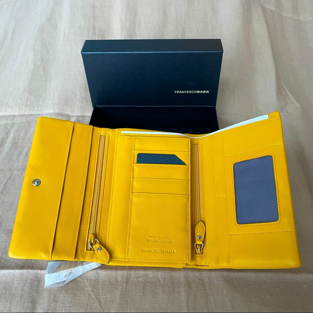 Francesco Biasia Yellow Wallet